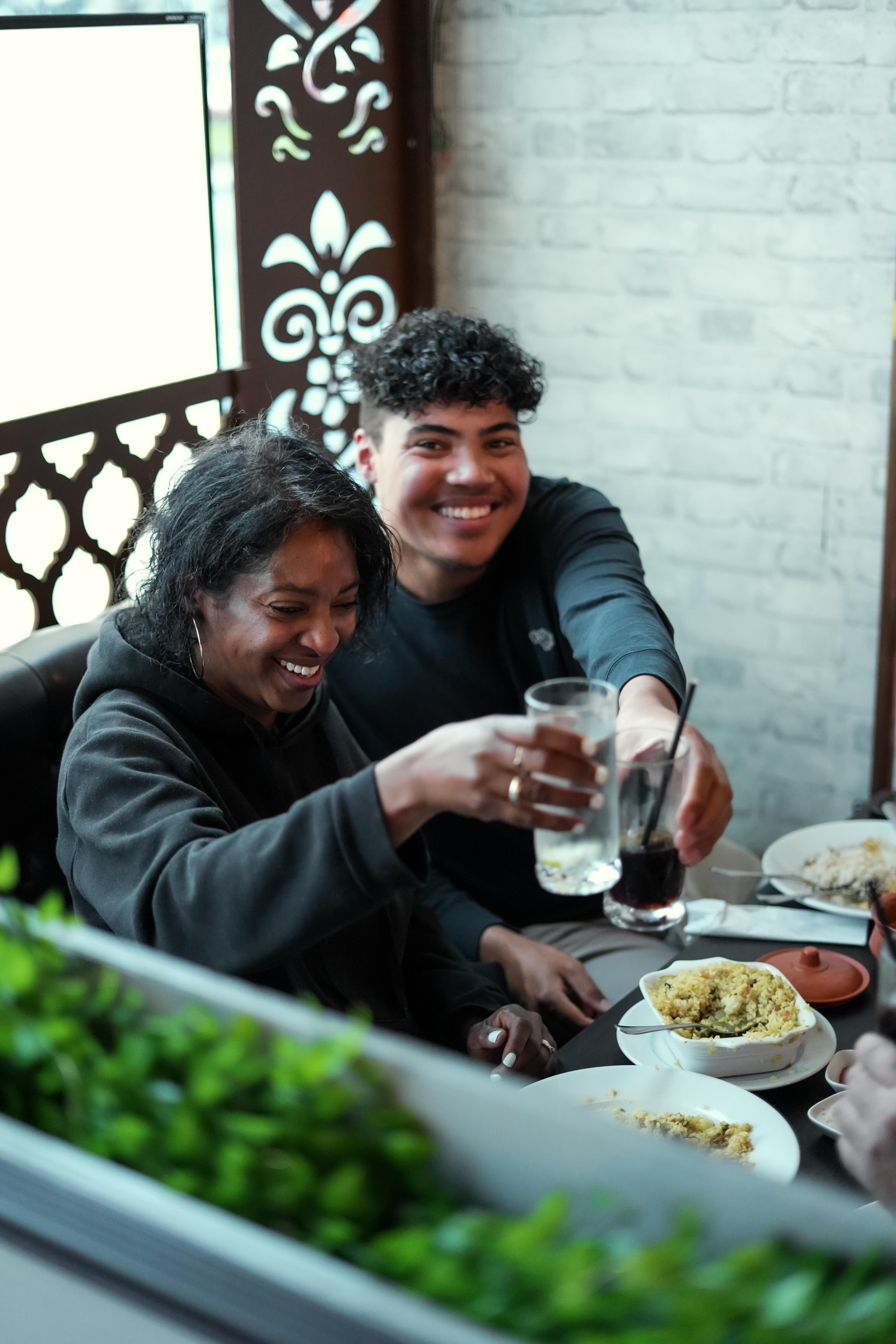 Diners enjoying at The Coconut Bunch